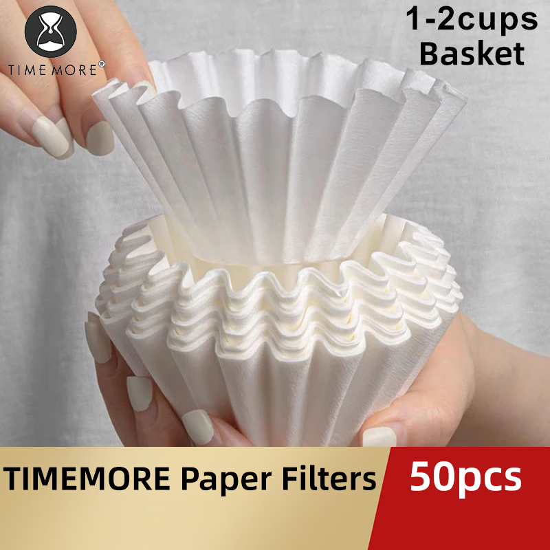 Coffee Tea Paper Cups - TIMEMORE Koffiebapierfilter voor 1 kopjes Giet