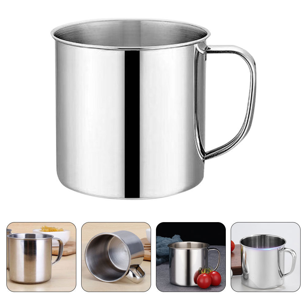 Coffee Tea & Espresso Appliances - 4-delige kinderbeker van roestvrij staal met