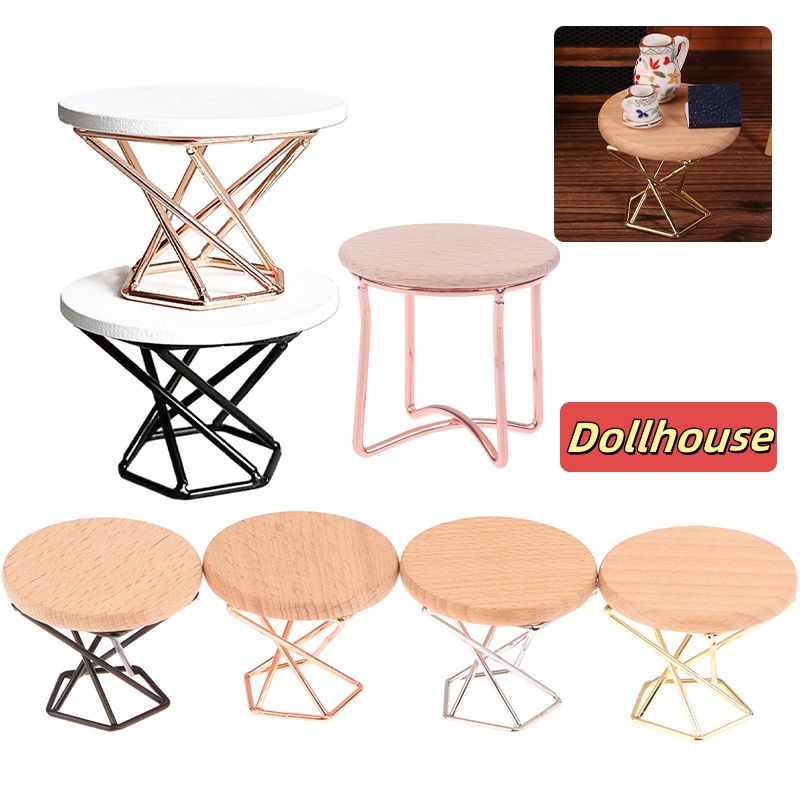Coffee Tea & Espresso Appliances - 1/12 Poppenhuis Simulatie Salontafel Ronde Theetafel