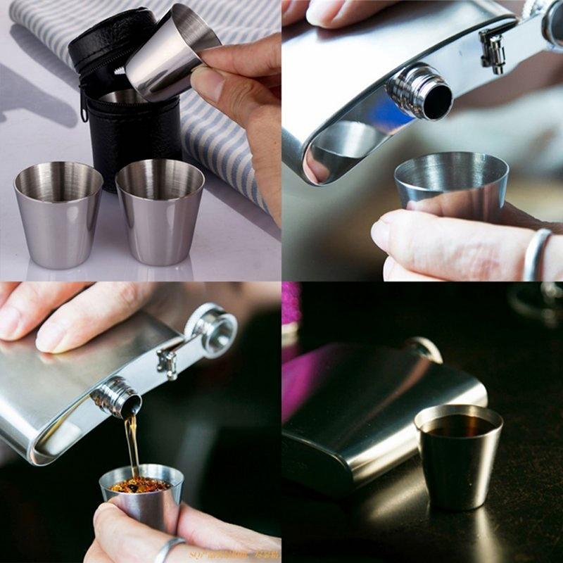 4/6 Stuks Roestvrij Stalen Bek - Coffee Tea And Sugar Canister Set recensie en prijs