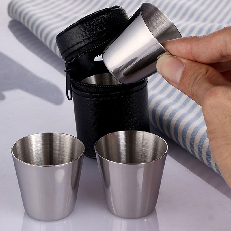 4/6 Stuks Roestvrij Stalen Bek - Coffee Tea And Sugar Canister Set recensie en prijs