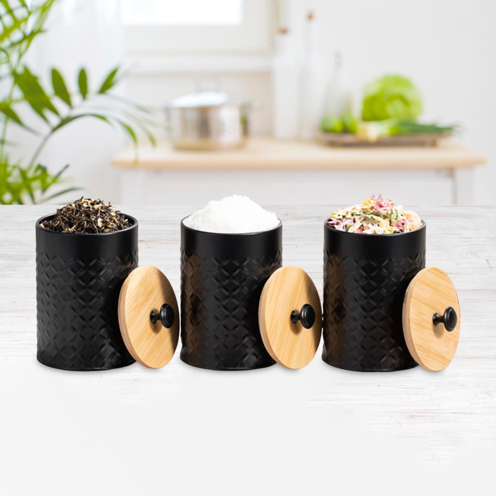 3x Thee Koffie Suiker Containe - Coffee Tea And Sugar Canister Set recensie en prijs