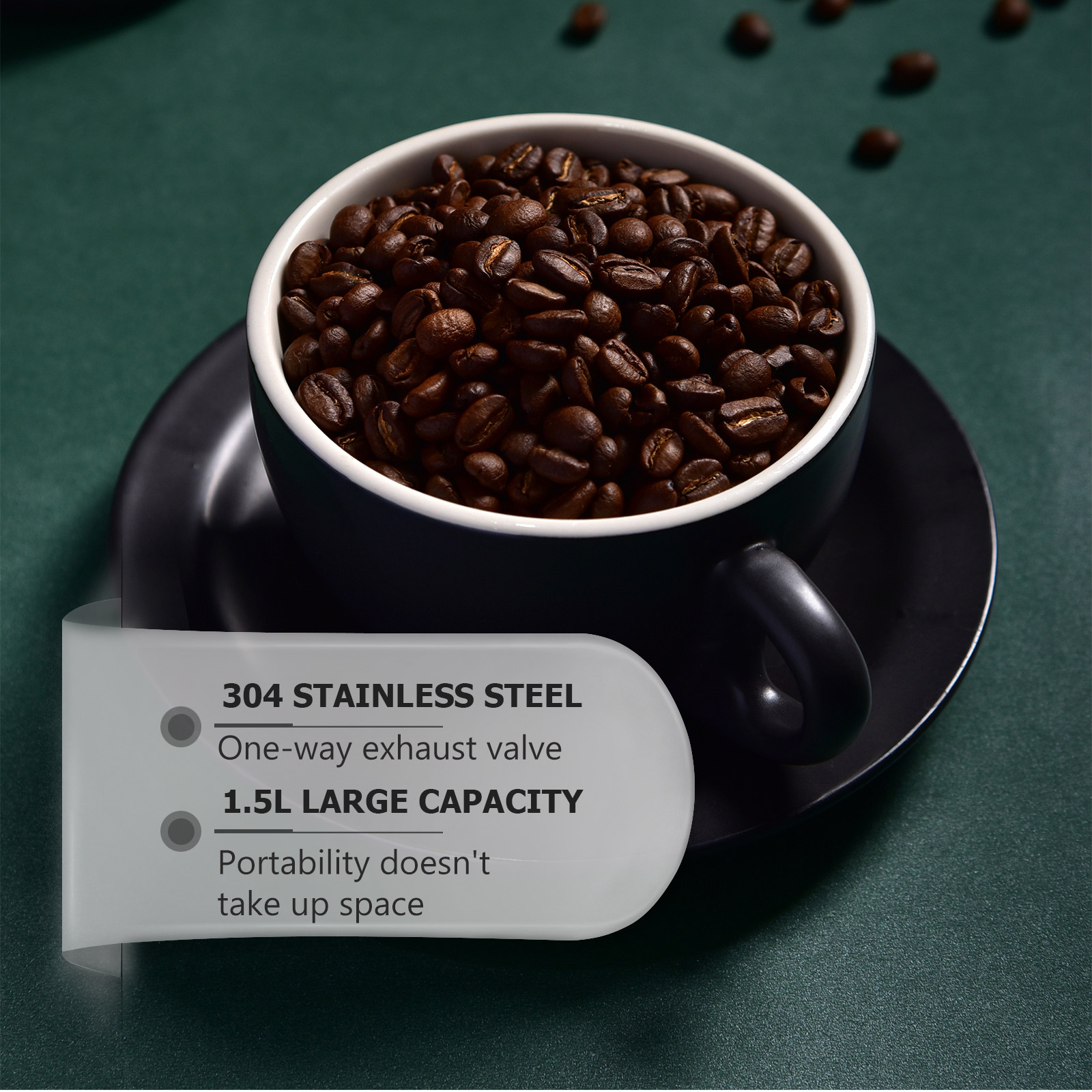 1 stuks premium roestvrijstale - Coffee Tea Beans recensie en prijs
