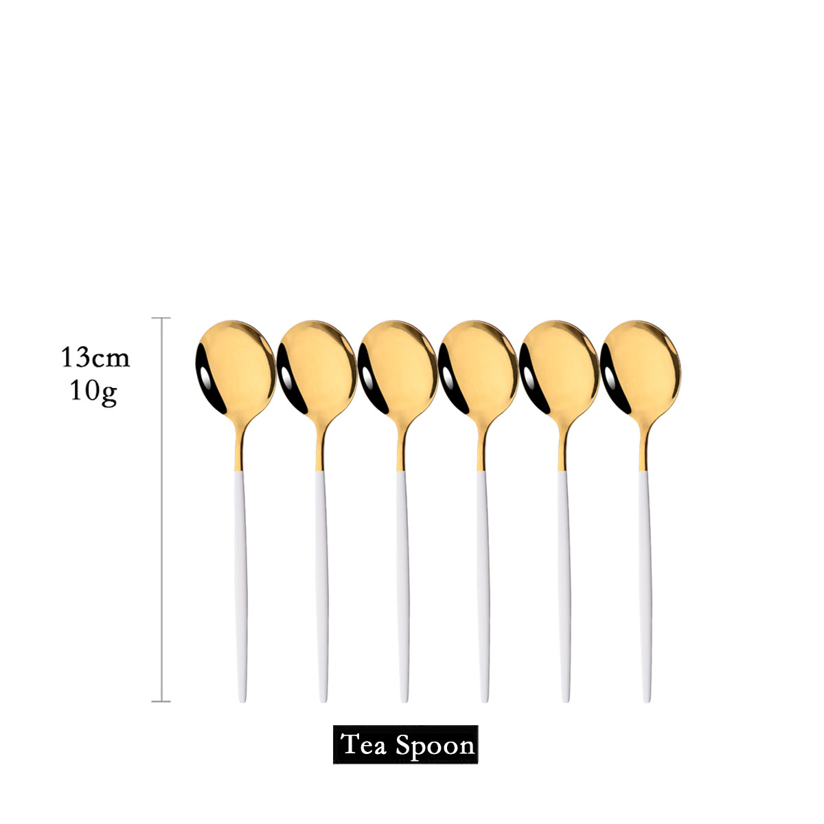 6 stuks spiegel wit goud theel - Coffee Tea And Sugar Canister Set recensie en prijs