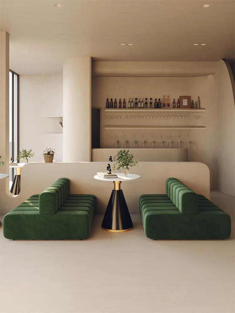 Dubbelzijdige zitbank met rug  - Coffee Tea Lounge recensie en prijs