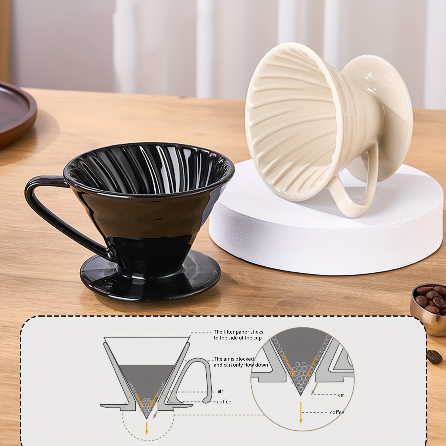 Giet over koffiezetapparaat, k - Coffee Tea Paper Cups recensie en prijs