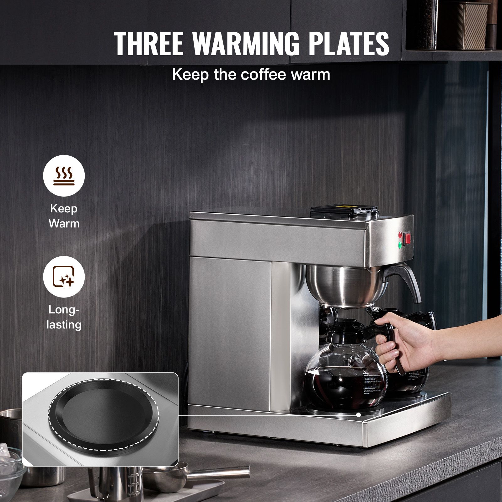 12-kops commercieel druppelkof - Coffee & Tea - Pastry Góc Xanh recensie en prijs