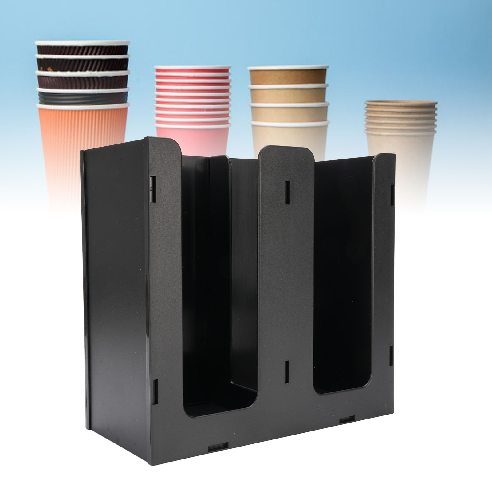 Papieren bekerdispenser Acryl  - Coffee Tea Paper Cups recensie en prijs